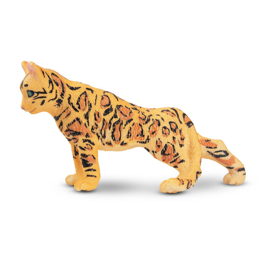 Mini Prowling Spotted Leopard Cat Figurine Toy