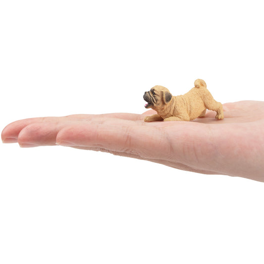 Mini Playful Pug Puppy Figurine Toy