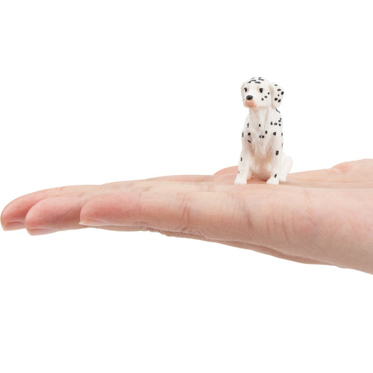 Mini Sitting Dalmatian Puppy Figurine Toy