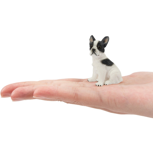 Mini Sitting French Bulldog Puppy Figurine Toy