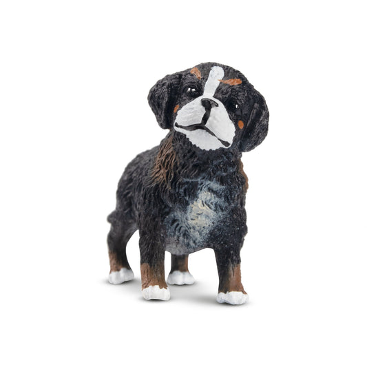 Mini Standing Bernese Mountain Dog Puppy Figurine Toy