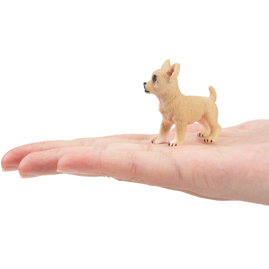 Mini Standing Fawn Chihuahua Puppy Figurine Toy