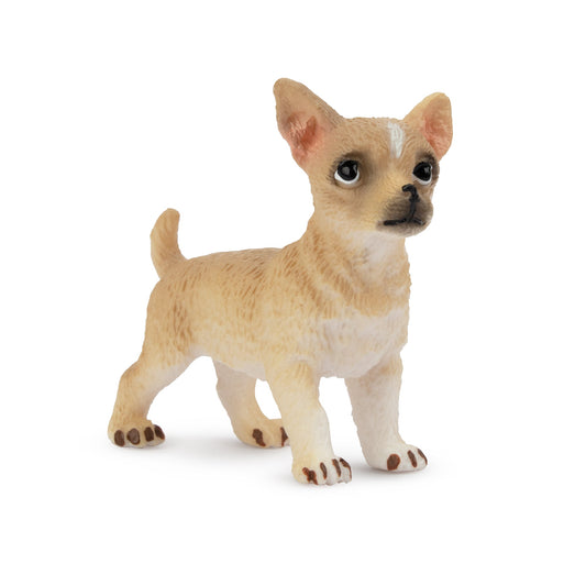 Mini Standing Fawn Chihuahua Puppy Figurine Toy