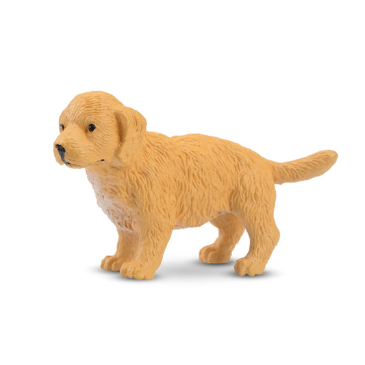 Mini Standing Golden Retriever Puppy Figurine Toy
