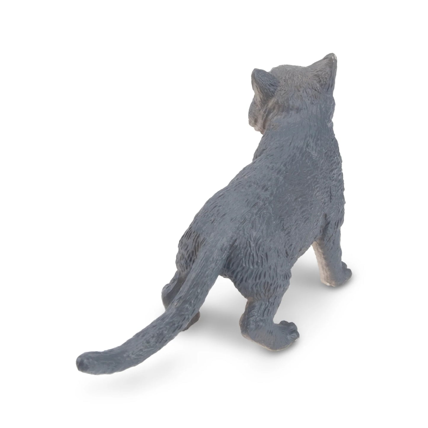 Russian Blue Cat Figurine Toy