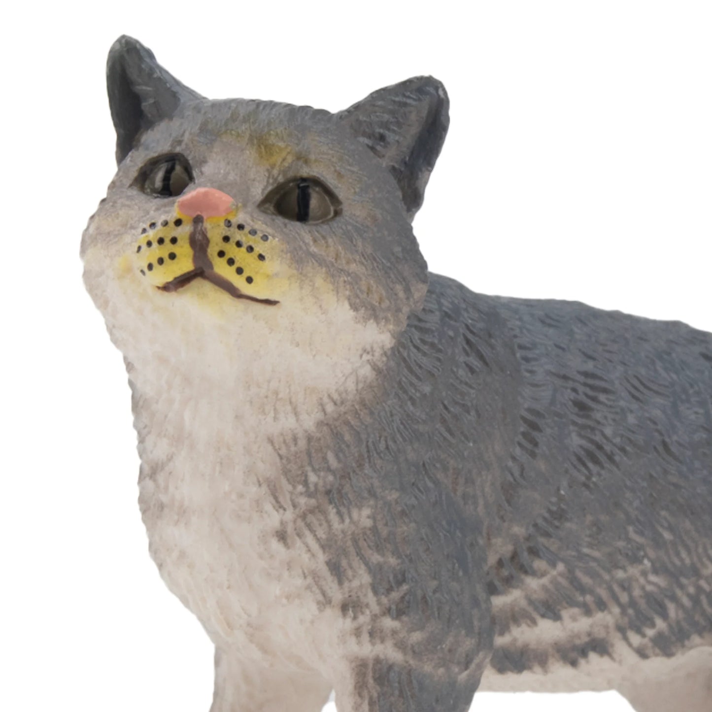 Russian Blue Cat Figurine Toy