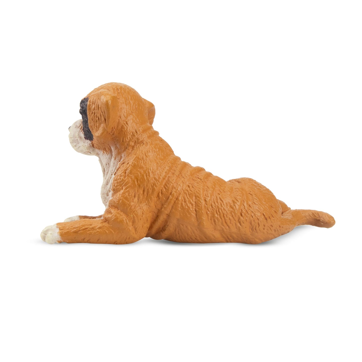 Mini Lying Boxer Puppy Figurine Toy