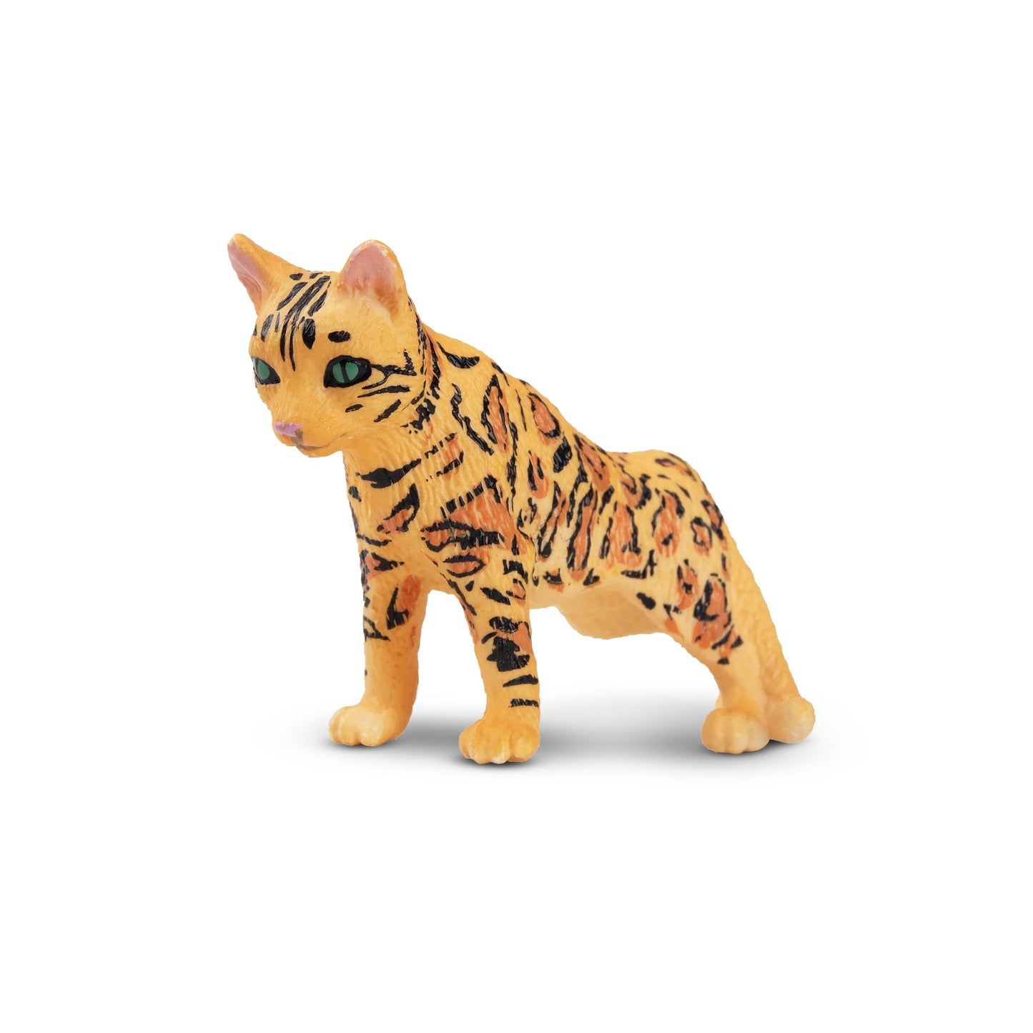 Mini Prowling Spotted Leopard Cat Figurine Toy