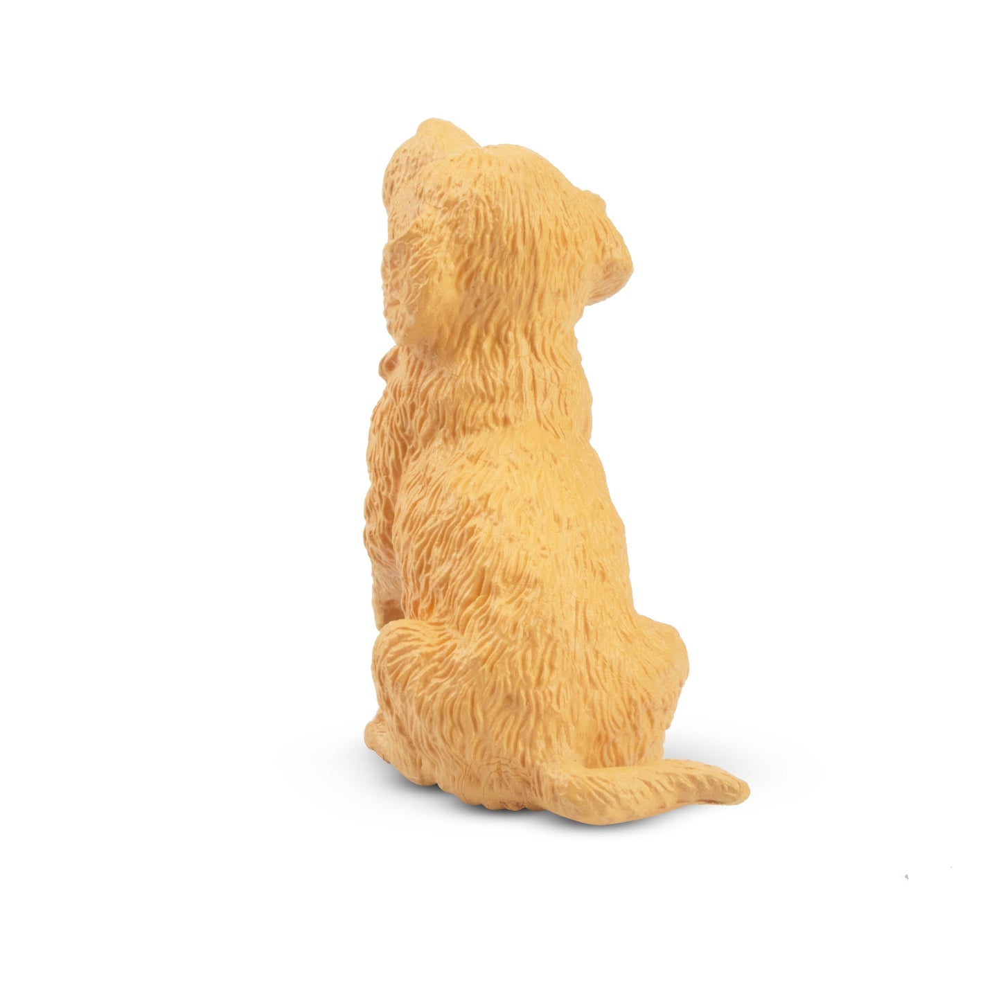 Mini Sitting Golden Retriever Puppy Figurine Toy