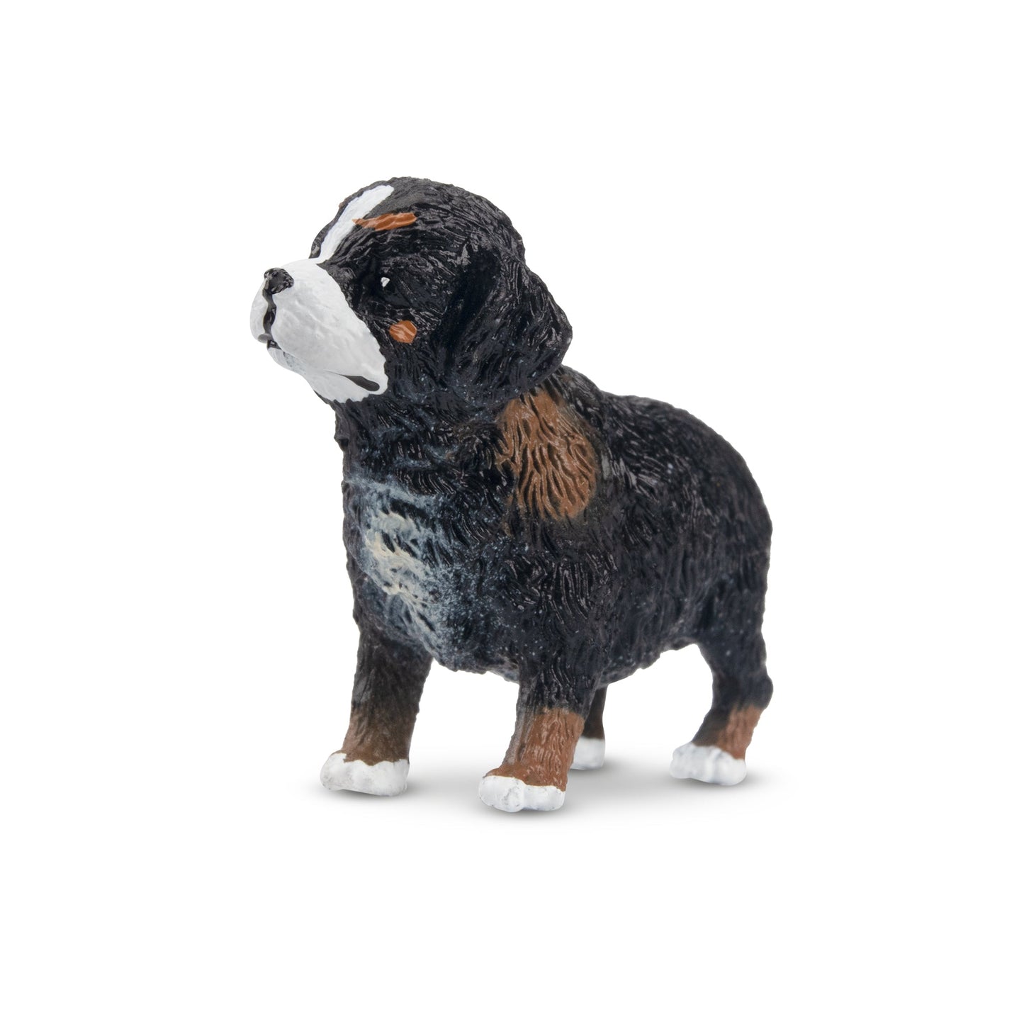Mini Standing Bernese Mountain Dog Puppy Figurine Toy