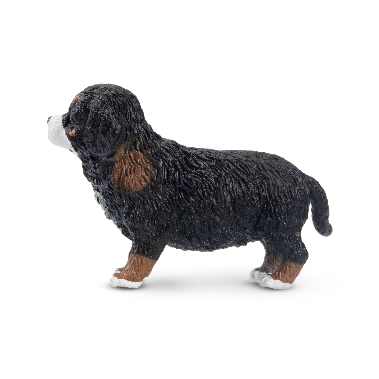 Mini Standing Bernese Mountain Dog Puppy Figurine Toy
