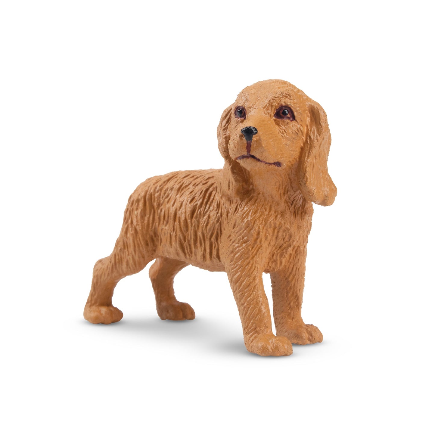 Mini Standing Golden Cocker Spaniel Puppy Figurine Toy