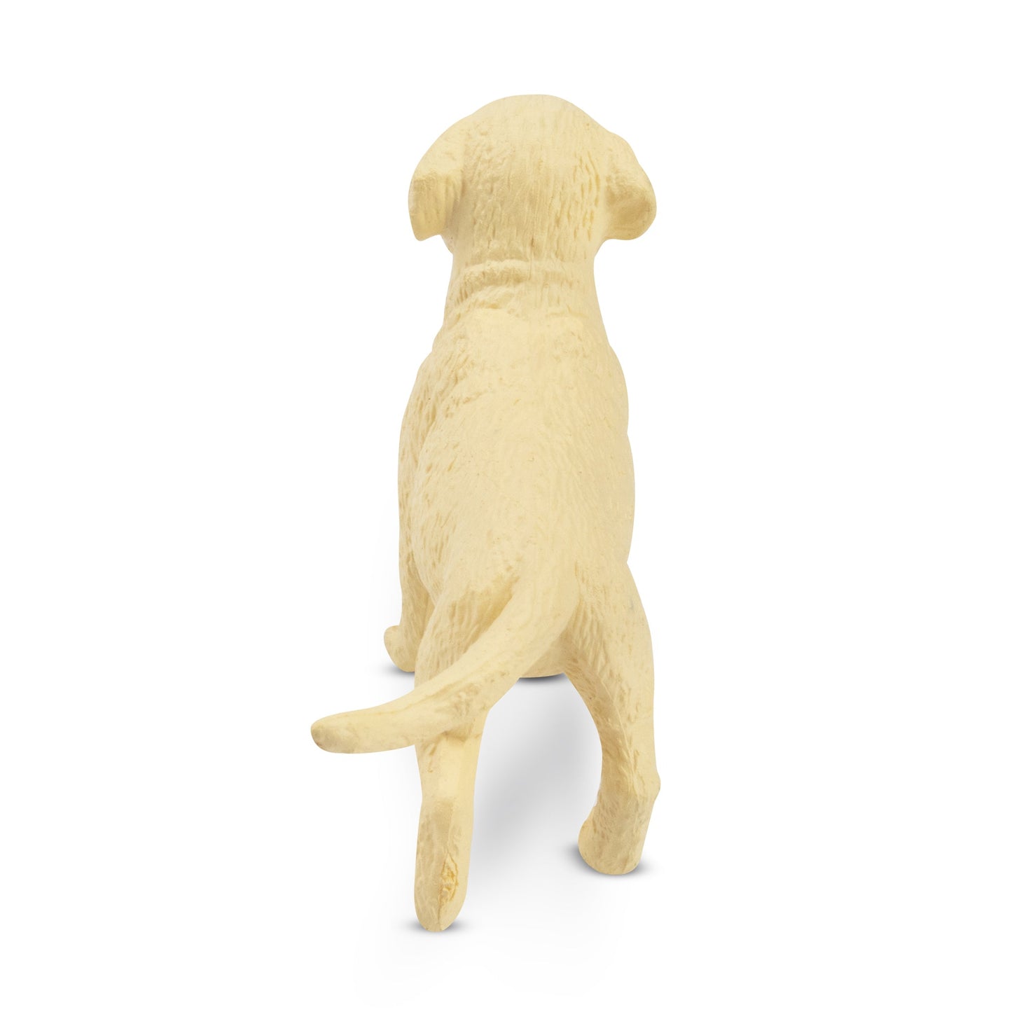 Mini Standing White Boxer Puppy Figurine Toy