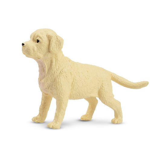 Mini Standing White Boxer Puppy Figurine Toy