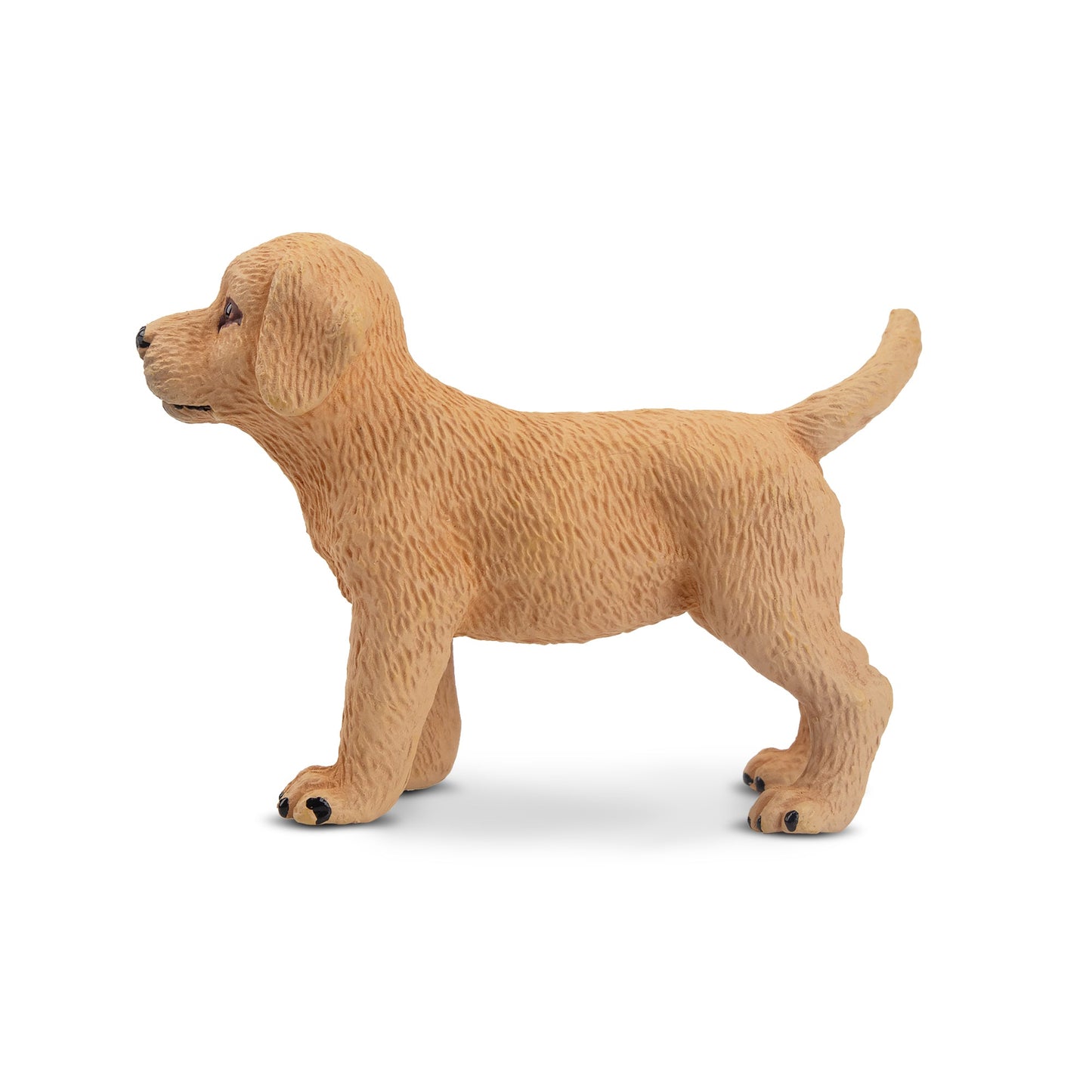 Mini Standing Yellow Labrador Retriever Puppy Figurine Toy